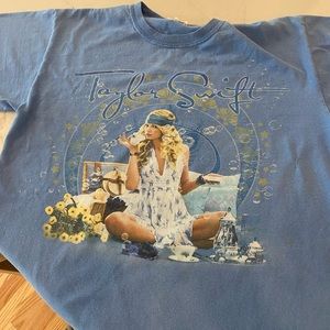 Vintage Taylor Swift Fearless Blue Shirt